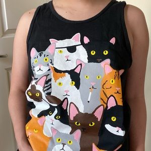 Cat Gang Tank | Enjoi | S